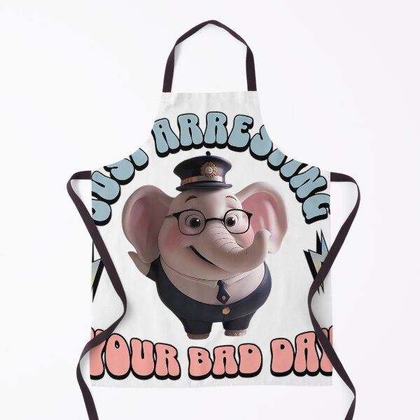 Item preview, Elephant Police: Bad Days Wanted!, Bad Days? We've Got You Covered! designed and sold by Touched by Starlight.