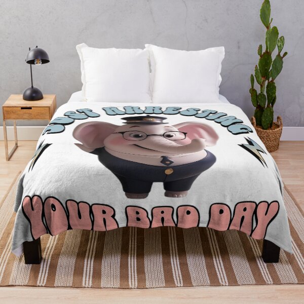 Item preview, Elephant Police: Bad Days Wanted!, Bad Days? We've Got You Covered! designed and sold by Touched by  Starlight.