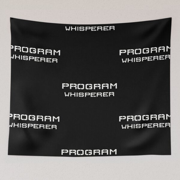 Item preview, Program whisperer, funny technology/computer expert designed and sold by Merchattack.
