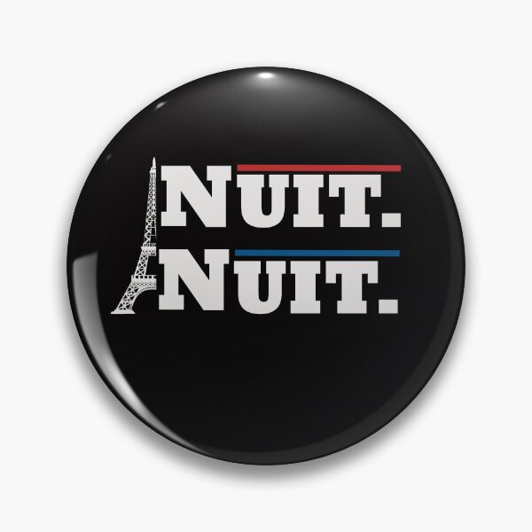 Item preview, Nuit Nuit night night french words Paris tower- Tour Eiffe designed and sold by AxelBrook.