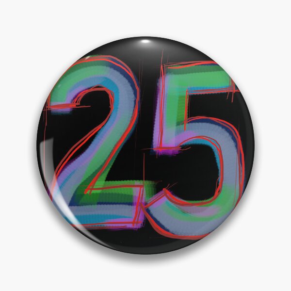 Item preview, 25 Twenty-Five Funny Gifts For Fans Of Numbers And Colorful Drawings designed and sold by ZIPsketch.