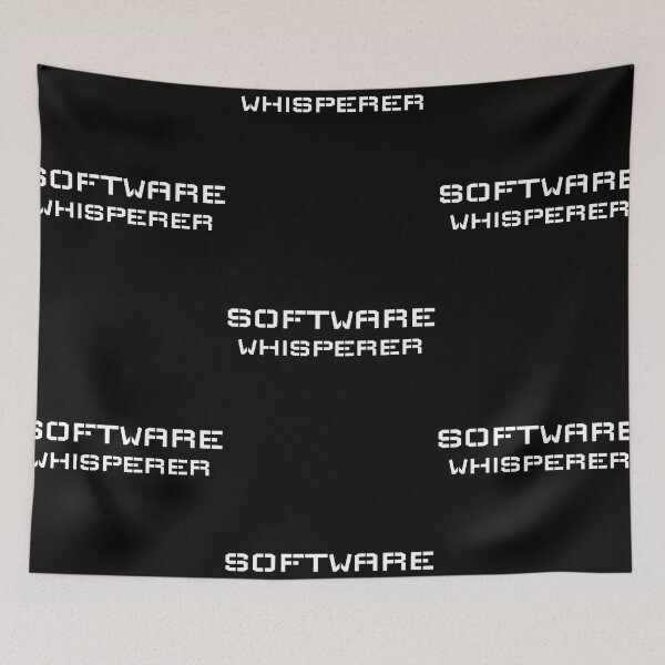 Item preview, Software whisperer, funny software/program expert designed and sold by Merchattack.