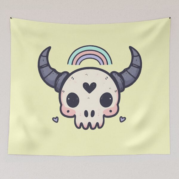 Item preview, Cow skull designed and sold by Anna Halasek.