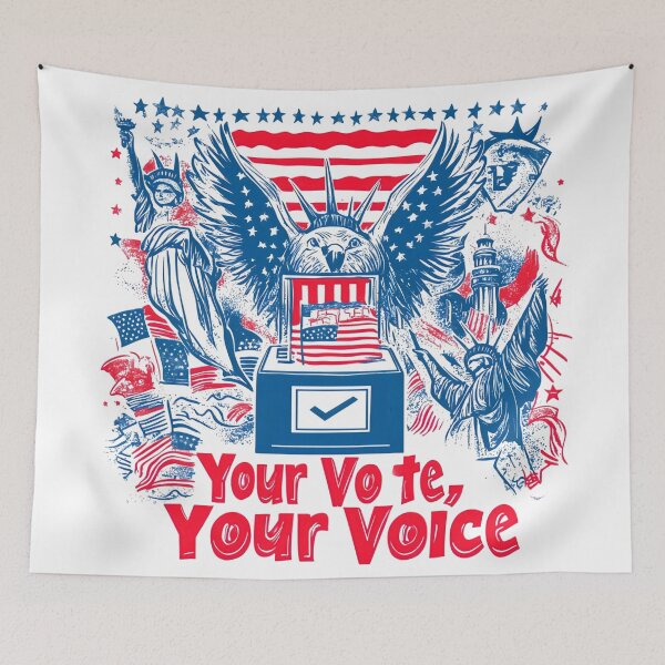 Item preview, United We Vote designed and sold by AI-Only Creations.