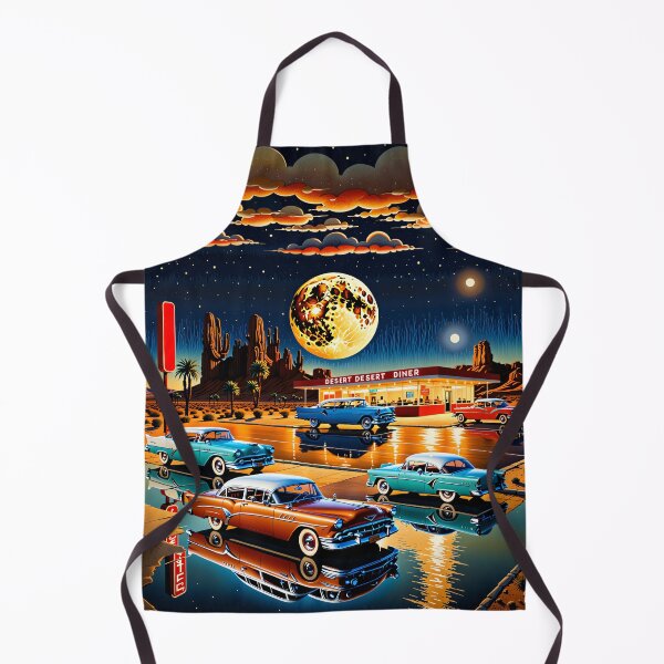 Item preview, Starlit Retro Bistro: A Blend of Nostalgic and Futuristic Cuisine designed and sold by PanoramaPrints.
