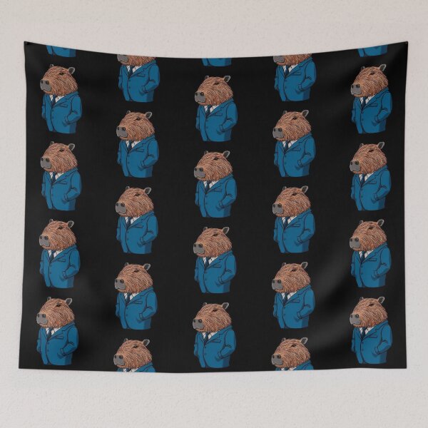 Item preview, Cute Capybara In Suit - Funny Businessman designed and sold by canvadreamer444.