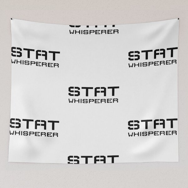Item preview, Stat whisperer, funny data/statistics expert designed and sold by Merchattack.
