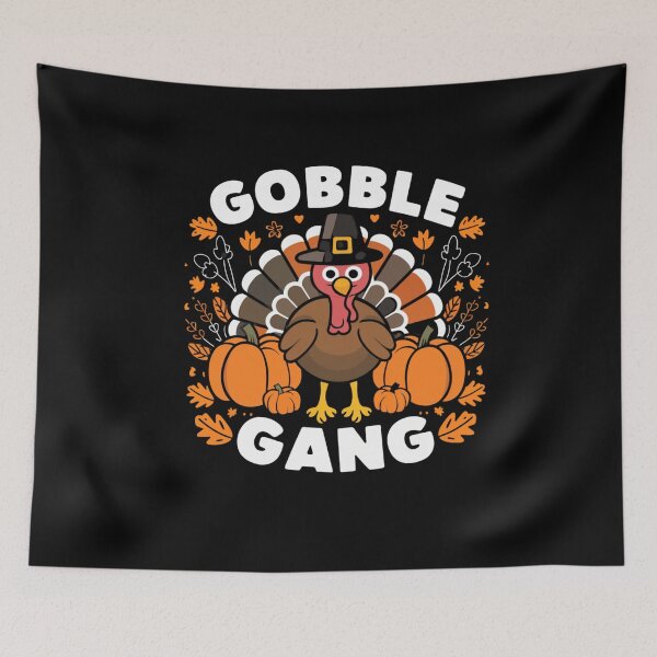 Item preview, Gobble Gang Thanksgiving Turkey Funny Fall Harvest designed and sold by Hananiah Merch.