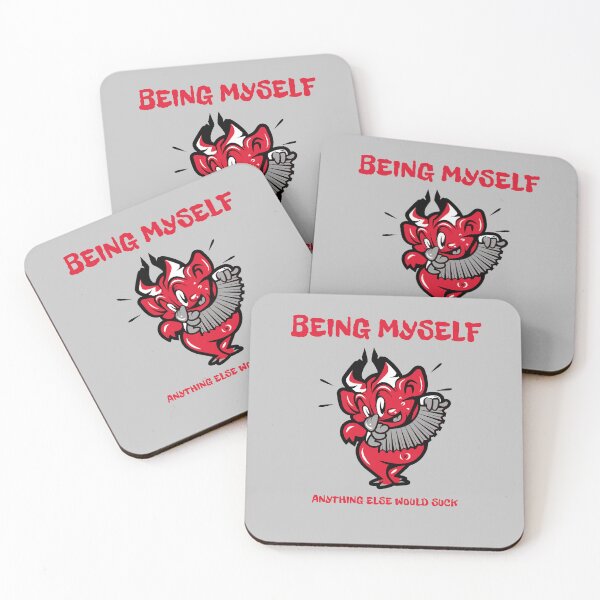 Item preview, Little Devil with Accordion Being Myself Anything Else Would Suck designed and sold by AldenTees.