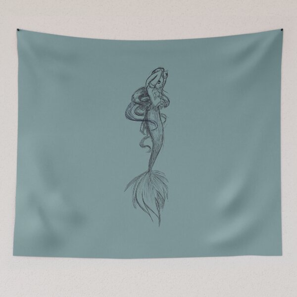 Item preview, Sketchy Mermaid designed and sold by Rutabaga-Bug.