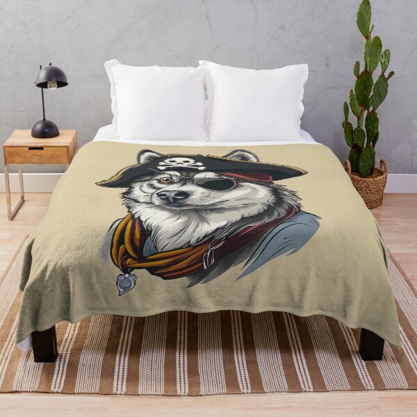 Item preview, Pirate Husky Captain designed and sold by Wild-Co.