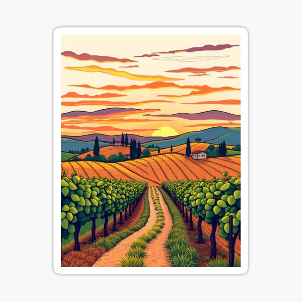 Item preview, Tuscan Vineyards designed and sold by WildlifeInc.