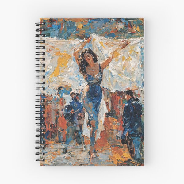 Item preview, The Ascension of Remedios the Beauty - Impasto with Acrylic Paint designed and sold by Second Draft Visuals.