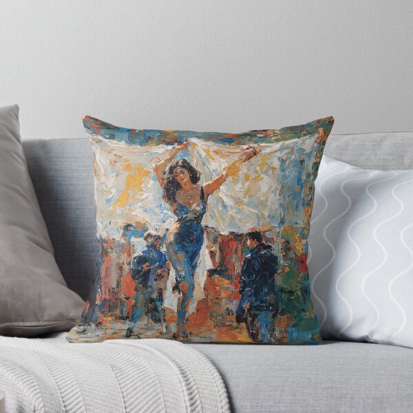 Item preview, La Ascensión de Remedios la Bella - Impasto con Pintura Acrílica designed and sold by Second Draft Visuals.