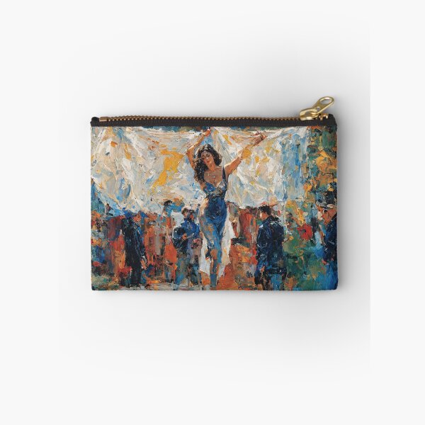 Artikelvorschau, Die Himmelfahrt von Remedios der Schönheit - Impasto mit Acrylfarbe entworfen und verkauft von Second Draft Visuals.
