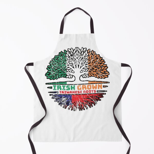 Item preview, Taiwan Taiwanese Irish Ireland Tree Roots Flag designed and sold by FlagX.