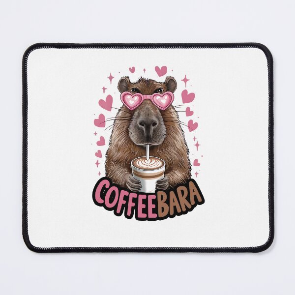 Item preview, Coffeebara Capybara Coffedrinker designed and sold by Printed-Memes.