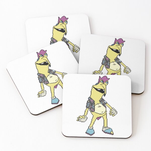 Item preview, Gwimbly's Iconic Victory Dance - Smiling Friends Pixel Art designed and sold by MaddieMade.