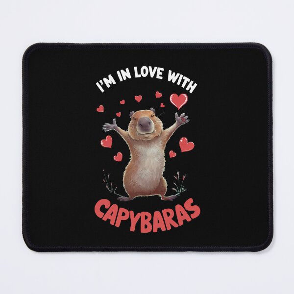 Item preview, Heart Love In Love With Capybara designed and sold by Printed-Memes.