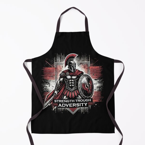 Item preview, Strength Through Adversity Powerful Spartan Warrior designed and sold by Printend _.