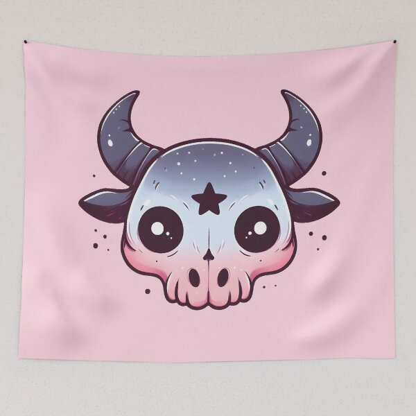 Item preview, Cow skull designed and sold by Anna Halasek.