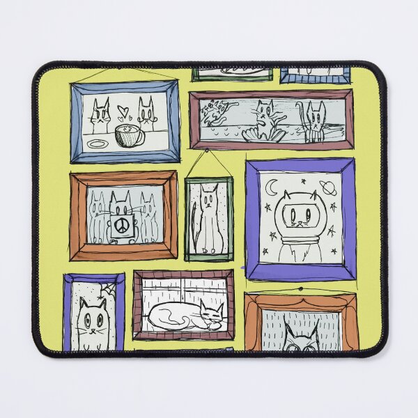 Item preview, Cats in Picture Frames Cute Pattern designed and sold by alisonm47.