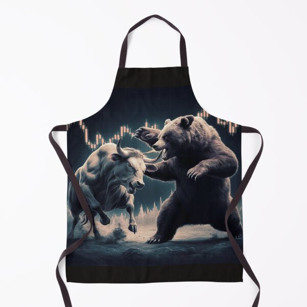 Item preview, bull and bear confrontation over the cryptocurrency market designed and sold by Marsik1982.
