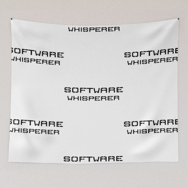 Item preview, Software whisperer, funny software/program expert designed and sold by Merchattack.