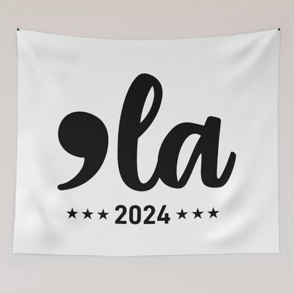 Item preview, Comma + , La Kamala Harris Tim Walz For President 2024 designed and sold by vestalshop.