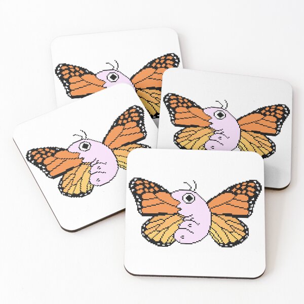Item preview, Jason as a Beautiful Butterfly  - Smiling Friends Pixel Art designed and sold by MaddieMade.