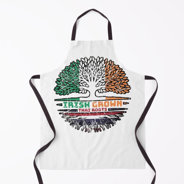Item preview, Thailand Thai Irish Ireland Tree Roots Flag designed and sold by FlagX.