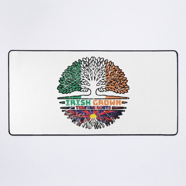Item preview, Tibet Tibetan Irish Ireland Tree Roots Flag designed and sold by FlagX.