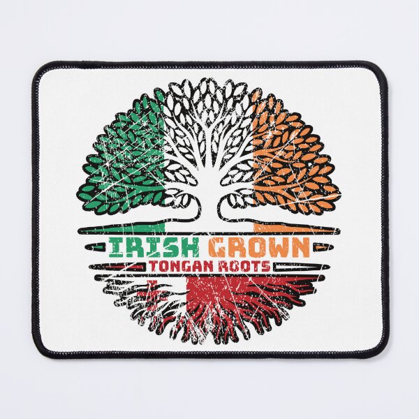 Item preview, Tonga Tongan Irish Ireland Tree Roots Flag designed and sold by FlagX.