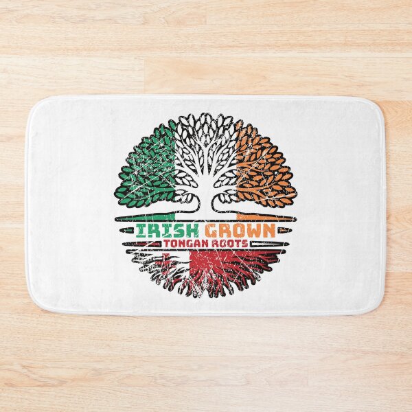 Item preview, Tonga Tongan Irish Ireland Tree Roots Flag designed and sold by FlagX.