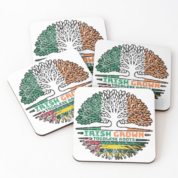 Item preview, Togo Togolese Irish Ireland Tree Roots Flag designed and sold by FlagX.