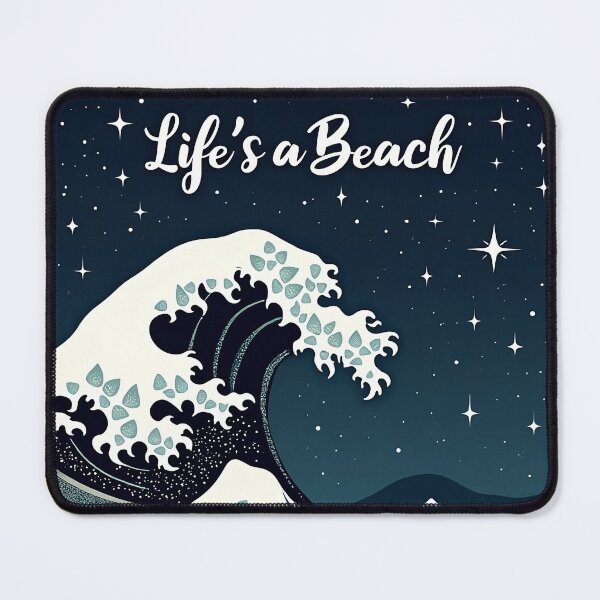 Item preview, Life's a Beach designed and sold by pixelated_echoes.