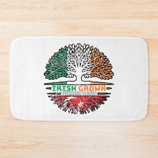 Item preview, Turkey Turkish Irish Ireland Tree Roots Flag designed and sold by FlagX.