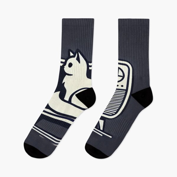 Item preview, Minimalist Cat on 80s Television designed and sold by Genady.