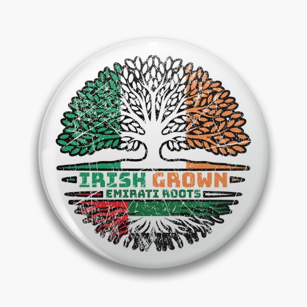 Item preview, United Arab Emirates Emirati Irish Ireland Tree Roots Flag designed and sold by FlagX.