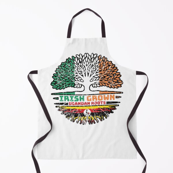 Item preview, Uganda Ugandan Irish Ireland Tree Roots Flag designed and sold by FlagX.