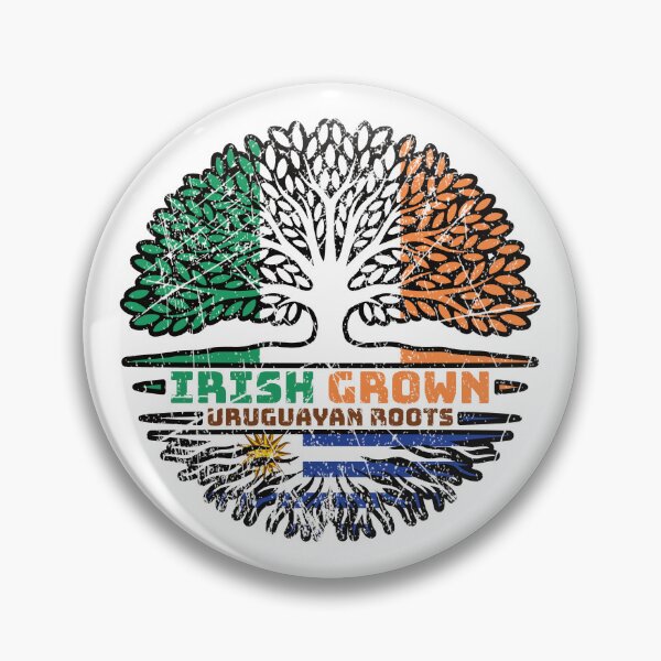 Item preview, Uruguay Uruguayan Irish Ireland Tree Roots Flag designed and sold by FlagX.