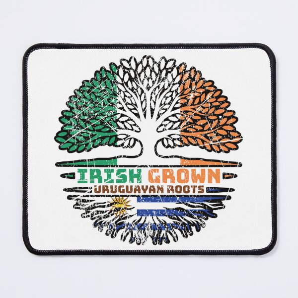 Item preview, Uruguay Uruguayan Irish Ireland Tree Roots Flag designed and sold by FlagX.
