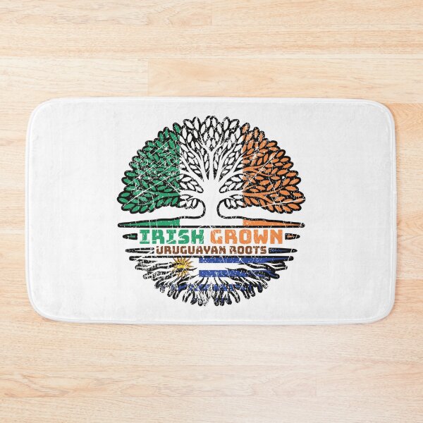 Item preview, Uruguay Uruguayan Irish Ireland Tree Roots Flag designed and sold by FlagX.