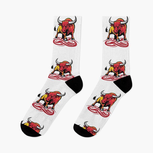 Item preview, The Bull of Spain - Tribal Bull with the Colors of the Spanish Flag designed and sold by FusiTink.