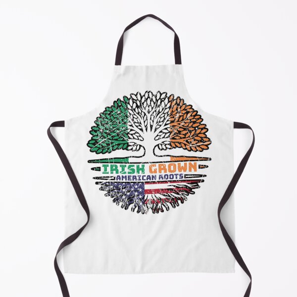Item preview, US American USA United States Irish Ireland Tree Roots Flag designed and sold by FlagX.