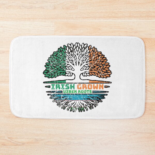 Item preview, Uzbekistan Uzbek Uzbeg Usbeg Irish Ireland Tree Roots Flag designed and sold by FlagX.