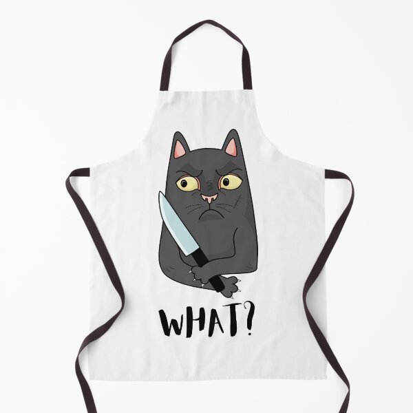 Item preview, Cat What Black Cat, Murderous Cat With Knife Shirts designed and sold by pastel pep .