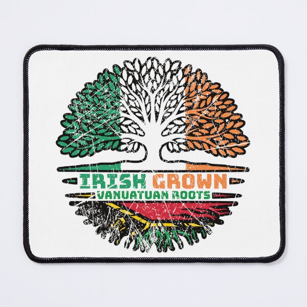 Item preview, Vanuatu Vanuatuan Vanuan Irish Ireland Tree Roots Flag designed and sold by FlagX.