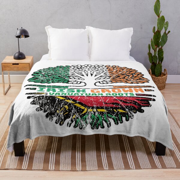 Item preview, Vanuatu Vanuatuan Vanuan Irish Ireland Tree Roots Flag designed and sold by FlagX.