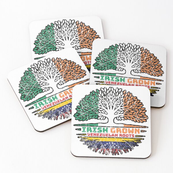 Item preview, Venezuela Venezuelan Irish Ireland Tree Roots Flag designed and sold by FlagX.